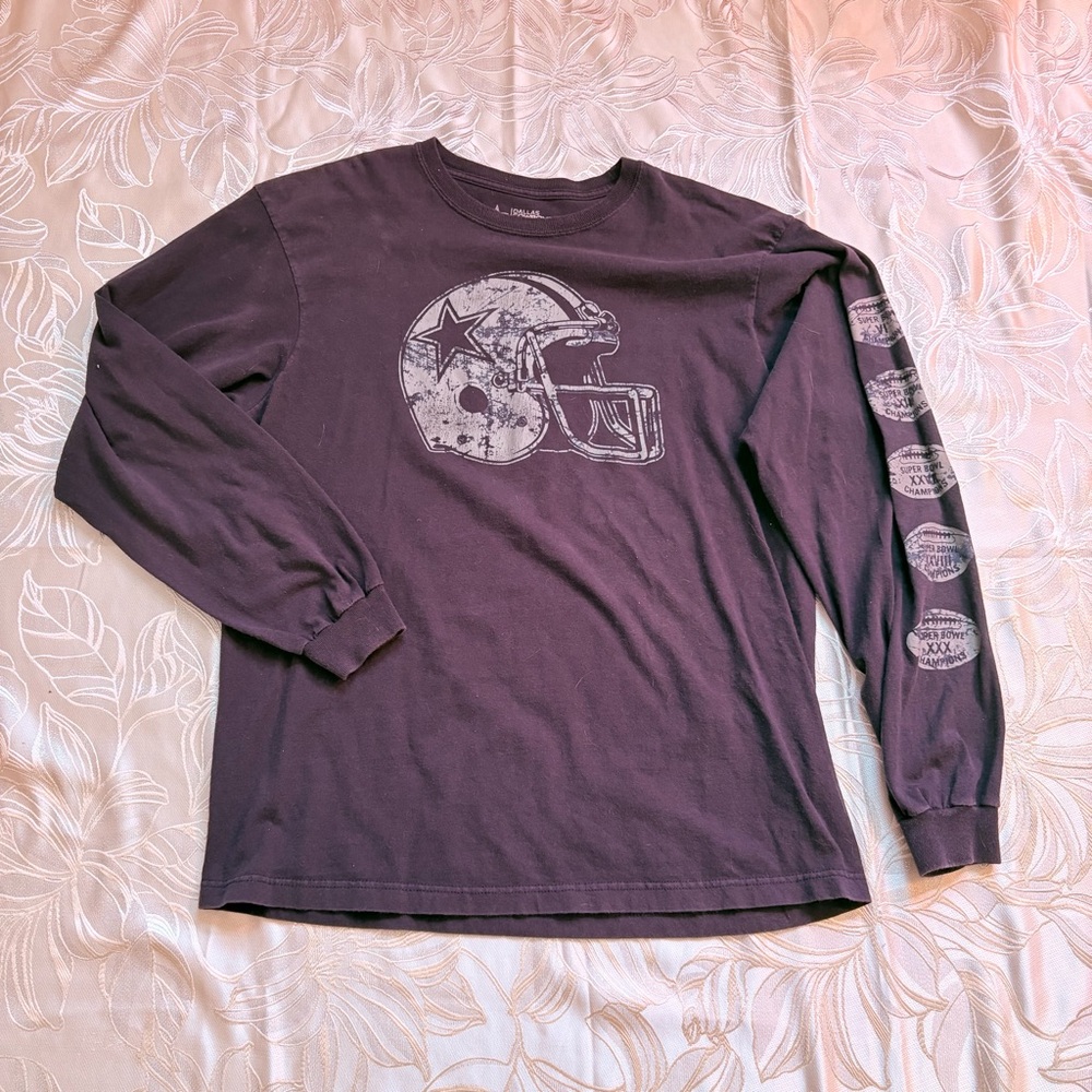 Dallas Cowboys Long Sleeve Tee Shirt - Men's Large